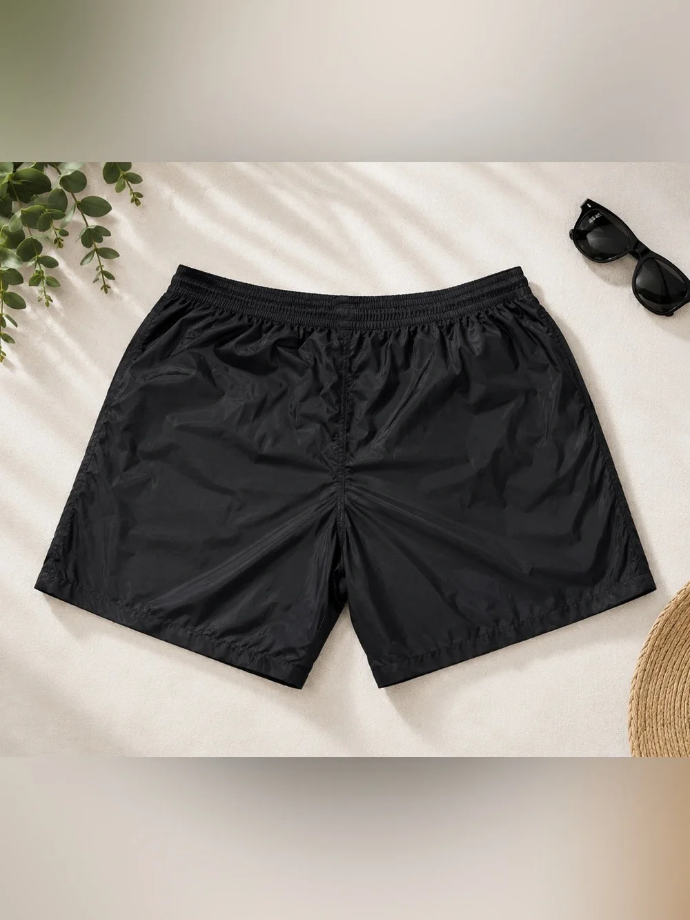 Fendi Black FF Monogram Roma Logo Swim Trunks Board Shorts Men’s Size 56 XXL